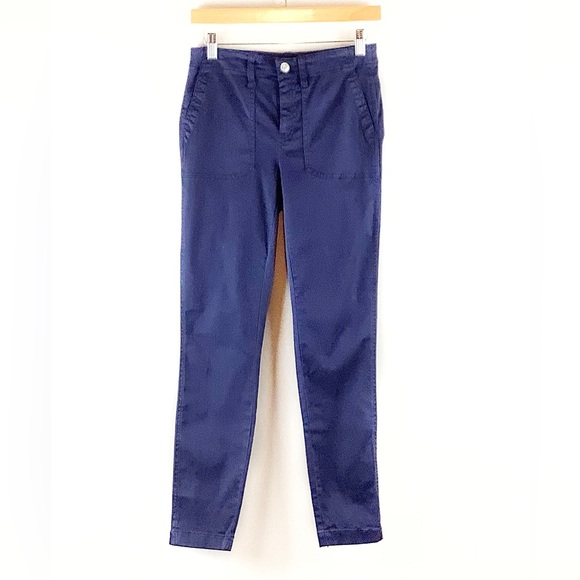J. Crew Navy 9" Cargo Toothpick Pant Size 26 NWT - Picture 2 of 4